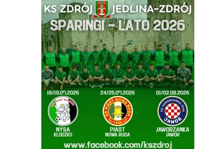 Plan sparingów na lato